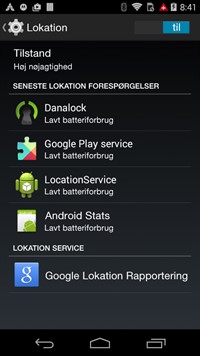Settings _location -på -android2